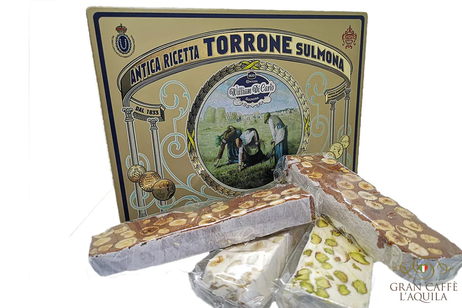 ANTICA RICETTA TORRONE SULMONA - WILLIAM DI CARLO - 100g x 4 bars