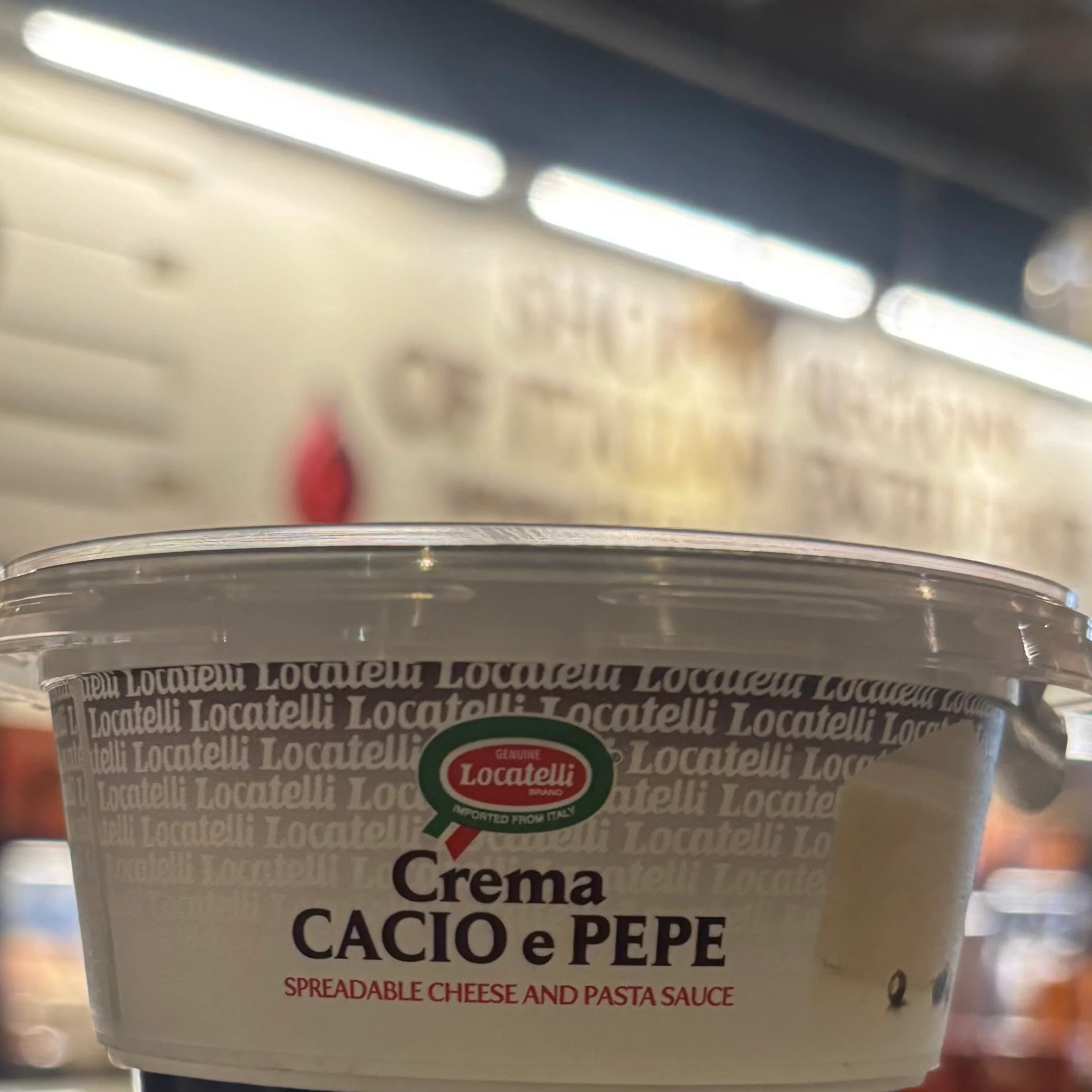 CREMA CACIO E PEPE - SPREADABLE CHEESE & PASTA SAUCE - LOCATELLI - 5.29oz - Image 2