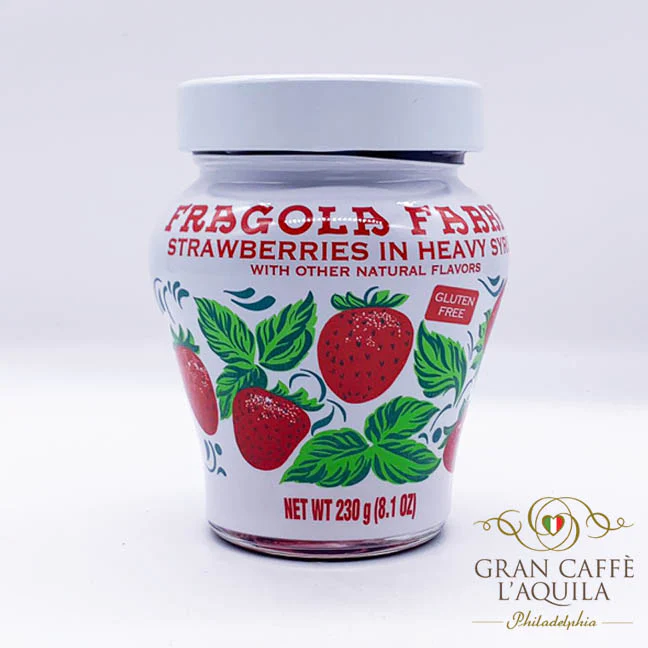 FRAGOLA STRAWBERRY FRUIT & SYRUP - FABBRI