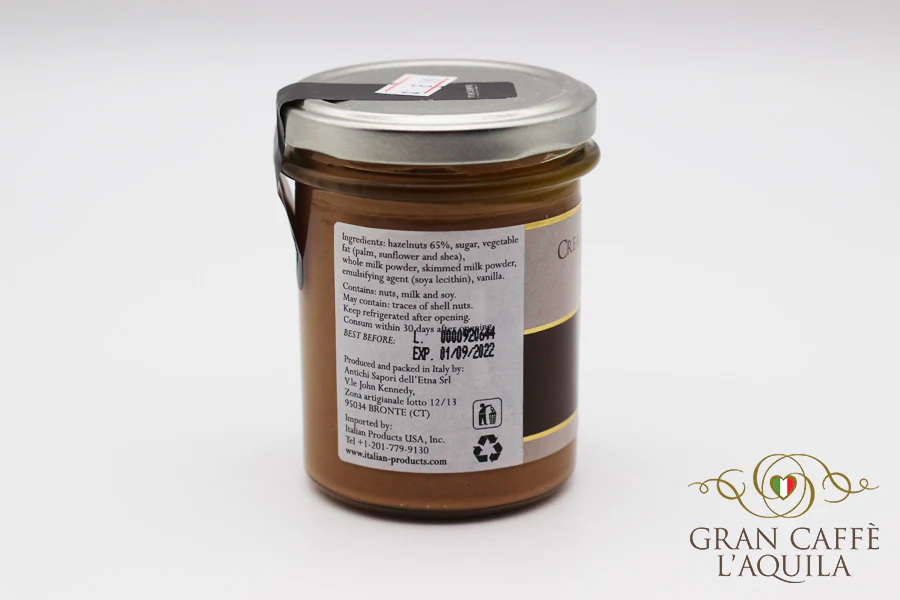 CREAM OF HAZELNUTS - VINCENTE (SICILIA) 7.05oz - Image 3
